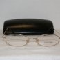 New Calvin Klein 542 Gold 49-19 Eyeglasses: Mod. 542 (041) 49-19 &Case