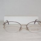 New Christian Dior 3564 Violet Silver 52-19 Eyeglasses: Mod. 3564 (W4E) & Case