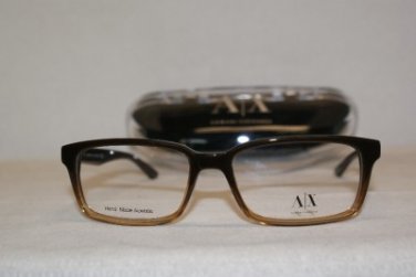 New Armani Exchange 150 Brown Honey (E49) Eyeglasses: Mod. AX150 54-16 & Case