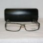 New Calvin Klein 696 53-15 Cream Grey Eyeglasses: Mod. 696 & Case