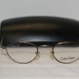 New Calvin Klein 342 46-20 Tortoise Brown Eyeglasses: Mod. 342 (552) & Case