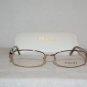Brand New Versace 1176 Light Brown 51-16 Eyeglasses: Mod. 1176 (1052) & Case