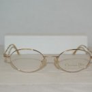 New Christian Dior 3535 Shiny Gold 47-19 Eyeglasses: Mod. 3535 (40A) & Case