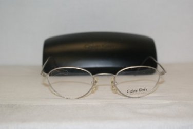 New Calvin Klein 342 Light Silver 44-20 Eyeglasses: Mod. 342 (540) 44-20 & Case