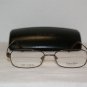 New Calvin Klein 554 Brown 52-16 Eyeglasses: Mod. 554 (029) 52-16 &Case