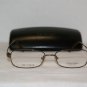 New Calvin Klein 554 Brown 52-16 Eyeglasses: Mod. 554 (029) 52-16 &Case