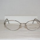 New Christian Dior 3533 Gunmetal 52-18 Eyeglasses: Mod. 3533 (79F) & Case