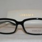 Brand New Versace 3143 Shiny Black 52-16 Eyeglasses: Mod. 3143 (GB1) & Case