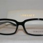 Brand New Versace 3143 Shiny Black 52-16 Eyeglasses: Mod. 3143 (GB1) & Case