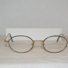 New Christian Dior 3535 Black & Gold 49-19 Eyeglasses: Mod. 3535 (94N) & Case