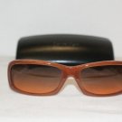 New Calvin Klein Cream Brown 3032 Sunglasses: Mod. 3032 (134) & Case