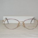 New Christian Dior 2876 Violet & Gold Eyeglasses: Mod. 2876 (42A) 54-17 & Case