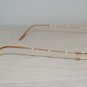 New Christian Dior 47-19 Dark Gold & Brown Eyeglasses: Mod. 3535 (17X) & Case