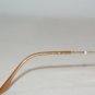 New Christian Dior 47-19 Dark Gold & Brown Eyeglasses: Mod. 3535 (17X) & Case