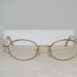 New Christian Dior 47-19 Dark Gold & Brown Eyeglasses: Mod. 3535 (17X) & Case