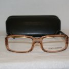 New Dolce & Gabbana 3077 Clear Brown 53-18 Eyeglasses: Mod. 3077 (1515) & Case