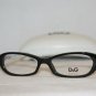 New D&G Dolce & Gabbana 1192 Black 51-15 Eyeglasses: Mod. 1192 (1706) & Case