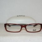 New D&G Dolce & Gabbana 1167 Bordeaux 53-16 Eyeglasses: Mod. 1167 (973) & Case