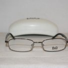 New D&G Dolce & Gabbana 5062 Gunmetal 50-17 Eyeglasses: Mod. 5062 (079) & Case