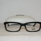 New D&G Dolce & Gabbana 1214 Shiny Black 51-17 Eyeglasses: Mod. 1214 (501) &Case