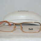 New D&G Dolce & Gabbana 5032 Shiny Gold 51-17 Eyeglasses: Mod. 5032 (197) & Case