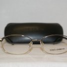 New Dolce & Gabbana 1206 Shiny Gold 56-17 Eyeglasses: Mod. 1206 (466) & Case