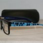 New Dolce & Gabbana 52-15 Black on Blue Eyeglasses: Mod. DG 3126 (2504) & Case