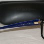 New Dolce & Gabbana 52-15 Black on Blue Eyeglasses: Mod. DG 3126 (2504) & Case