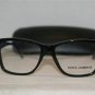 New Dolce & Gabbana 52-15 Black on Blue Eyeglasses: Mod. DG 3126 (2504) & Case