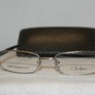 New Cole Haan 989 Pewter Brush Titanium 53-18 Eyeglasses: Mod. 989 53-18 & Case