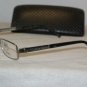 New Cole Haan 989 Pewter Brush Titanium 53-18 Eyeglasses: Mod. 989 53-18 & Case
