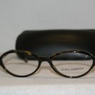 New Dolce & Gabbana 3105 Dark Havana 52-16 Eyeglasses: Mod. DG 3105 (502) & Case