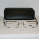 New D&G Dolce & Gabbana 5048 Silver 51-17 Eyeglasses: Mod. 5048 & Case