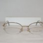 New Christian Dior Silver Gold 3564 52-19 Eyeglasses: 3564 (24J) 52-19 & Case