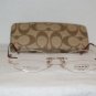 New Coach Andrea Antique Rose 50-17 Eyeglasses: Mod. Andrea & Case