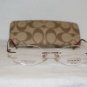 New Coach Andrea Antique Rose 50-17 Eyeglasses: Mod. Andrea & Case