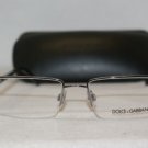 New Dolce & Gabbana 1209 Gunmetal 54-18 Eyeglasses: Mod. DG 1209 (04) & Case