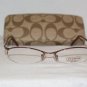 New Coach Jillian Bordeaux 51-17 Eyeglasses: Mod. Jillian 51-17 &Case