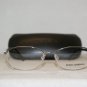 New Dolce & Gabbana 1206 Shiny Silver 54-17 Eyeglasses: Mod. 1206 (061) & Case