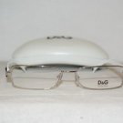 New D&G Dolce & Gabbana 5065 Silver 53-16 Eyeglasses: Mod. 5065 (360) & Case