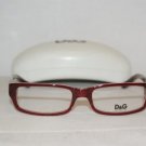 New D&G Dolce & Gabbana 1167 Bordeaux 51-16 Eyeglasses: Mod. 1167 (973) & Case