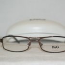New D&G Dolce & Gabbana 5039 Brown 50-15 Eyeglasses: Mod. 5039 (012) & Case