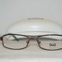 New D&G Dolce & Gabbana 5039 Brown 50-15 Eyeglasses: Mod. 5039 (012) & Case