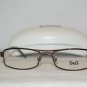 New D&G Dolce & Gabbana 5039 Brown 50-15 Eyeglasses: Mod. 5039 (012) & Case