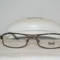 New D&G Dolce & Gabbana 5039 Brown 50-15 Eyeglasses: Mod. 5039 (012) & Case