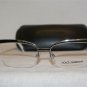 New Dolce & Gabbana 1221 Silver (05) Eyeglasses: Mod. 1221 54-16 & Case