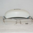 New D&G Dolce & Gabbana 5078 Silver 50-17 Eyeglasses: Mod. 5078 (457) & Case