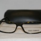 New Dolce & Gabbana 3076 Dark Havana 53-15 Eyeglasses: Mod. DG 3076 (502) & Case