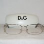 New Dolce & Gabbana 1192 Shiny Silver 54-17 Eyeglasses: Mod. 1192 (403) & Case