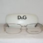 New Dolce & Gabbana 1192 Shiny Silver 54-17 Eyeglasses: Mod. 1192 (403) & Case